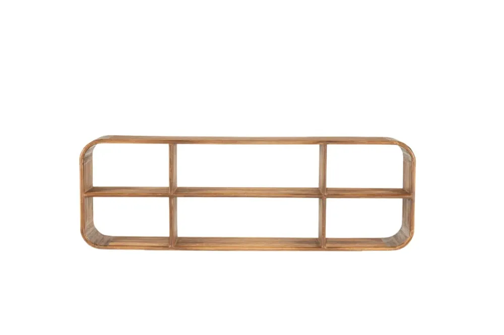 Cup & Co Wandrek – Medium| Reclaimed Teak Wandplank Rechtstreeks Van De Fabrikant