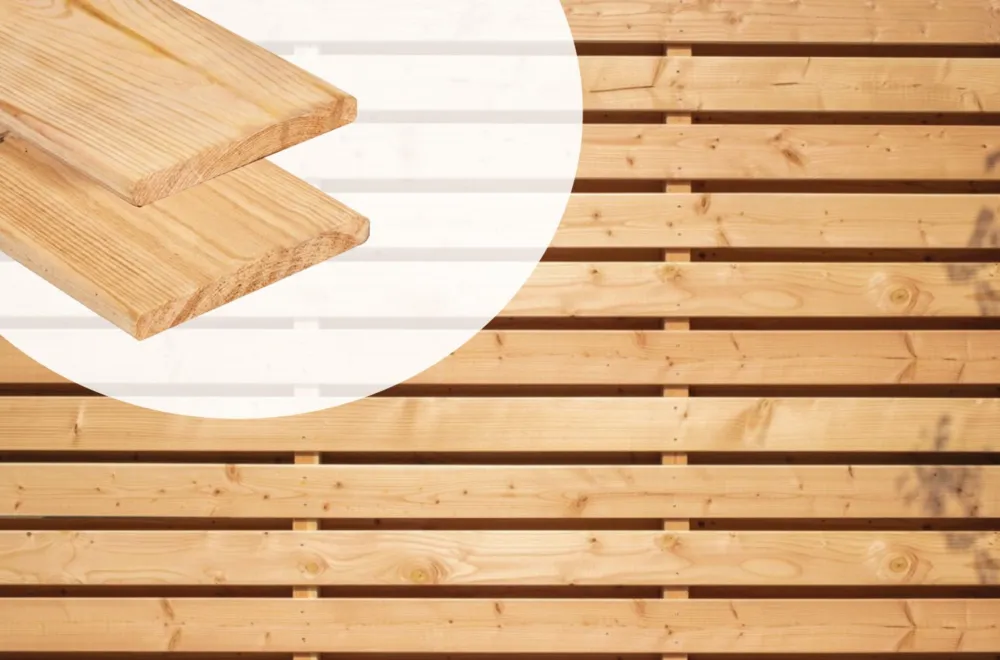Schuttingplank Douglas 1.6x14cm - 130 cm Korting