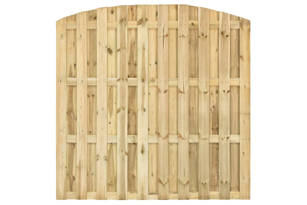Snelle Levering Toogscherm Grenen 180 x 180 cm - 23 planks fijnbezaagd