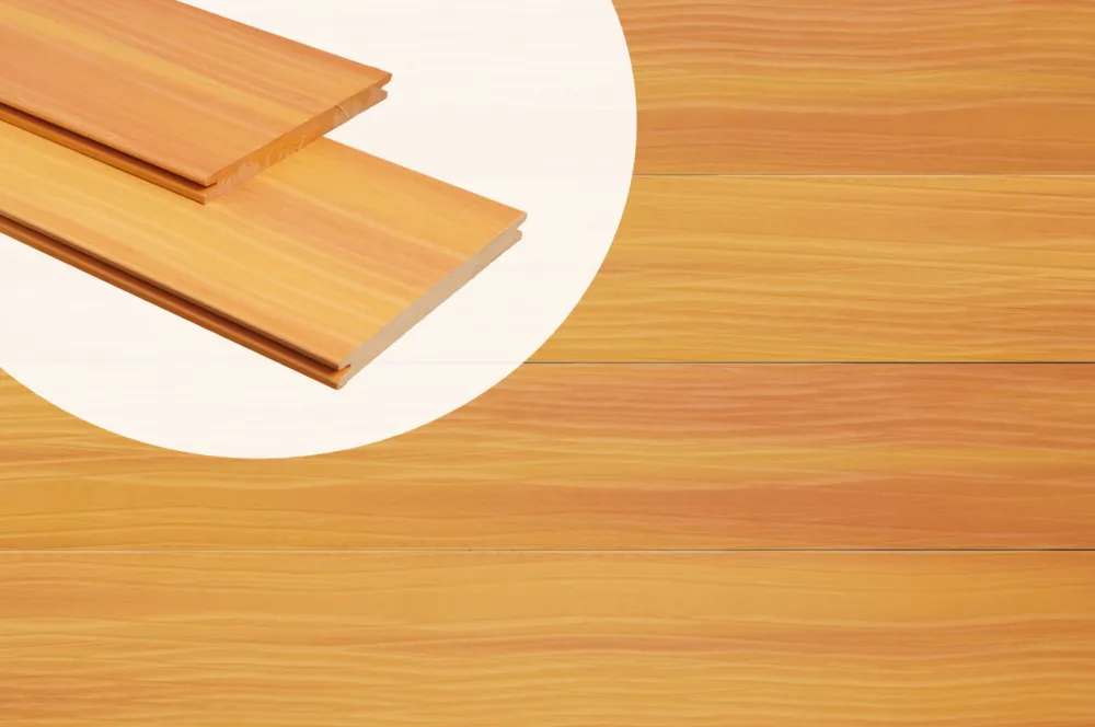 Vlonderplank Composiet Massief Easydeck Dolomit 1.6 x 19 cm Cedar - 300 cm Must-Have