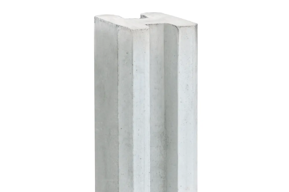 Betonpaal Reest Wit-Grijs 11.5 x 11.5 x 280 cm - Hoekpaal Beperkte Voorraad