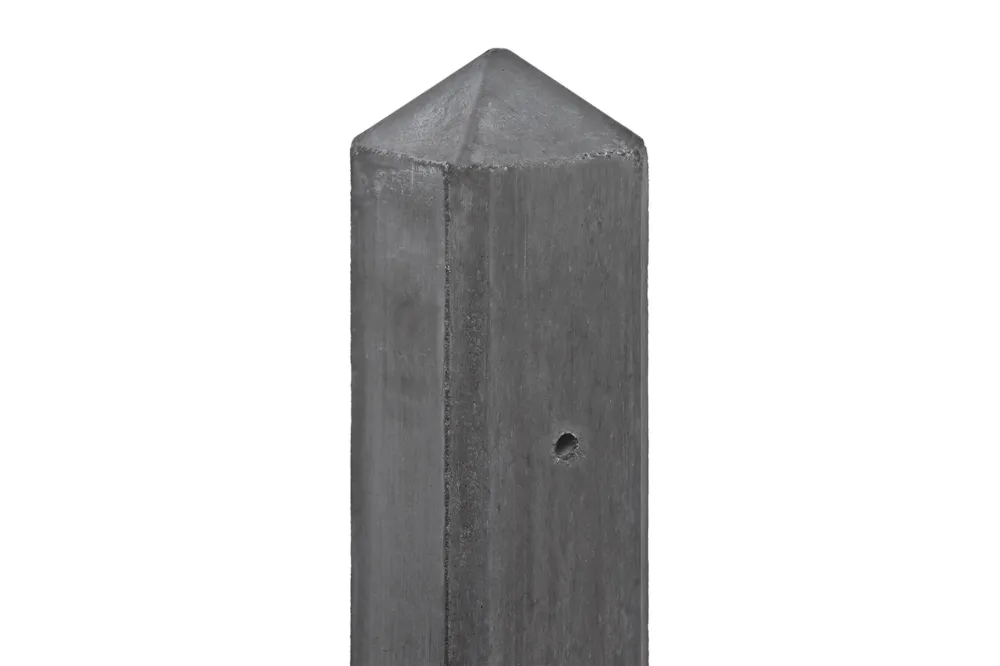 Betonpaal IJssel Antraciet 10 x 10 x 308 cm - Hoekpaal Beperkte Voorraad