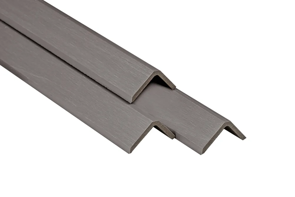 Seizoensaanbieding Hoekprofiel Composiet PuraShield Dark Grey 5.0 x 4.1 x 300 cm