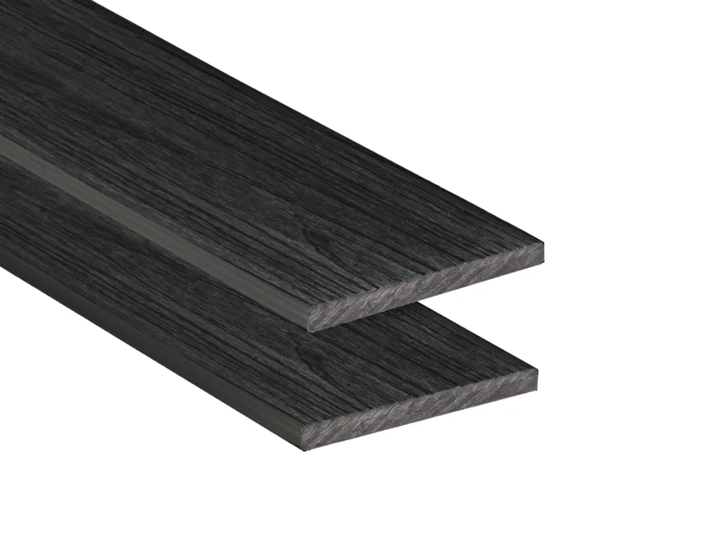 Tijdelijk Beschikbaar Kantplank Composiet PuraShield Ebony Black 1.2 x 15.0 x 300 cm