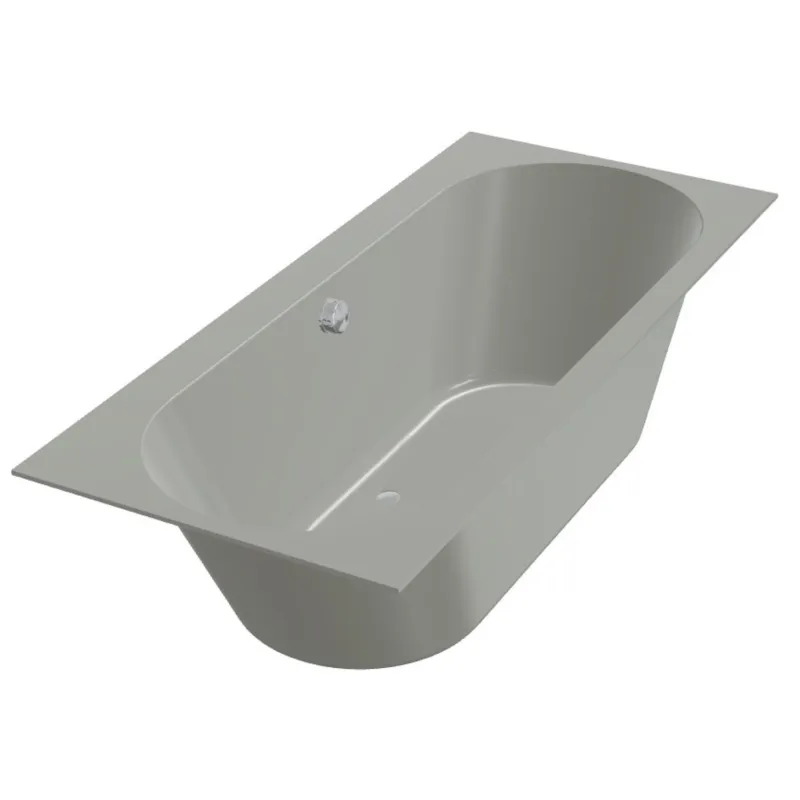 Ligbad Beterbad Xenz Madeira 180x80 cm Inclusief Badpoten Cement Beperkt Aanbod