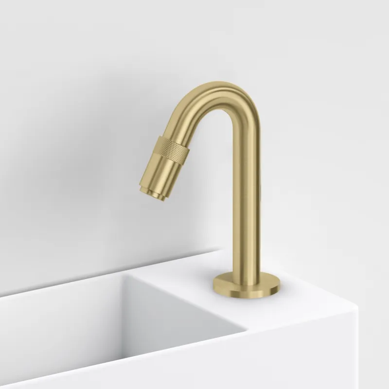 Beperkte Voorraad Fonteinkraan Clou Freddo 9 Geborsteld Goud PVD