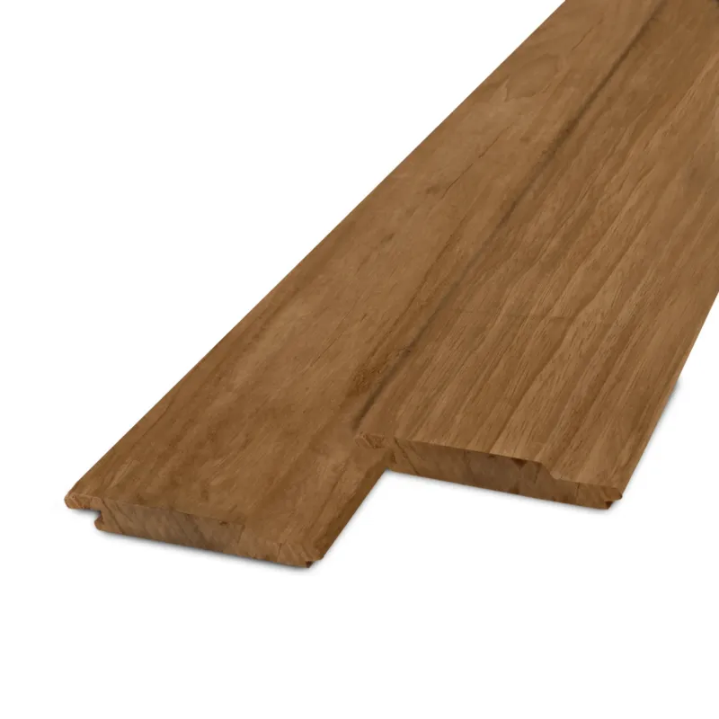 thermo - rabat Thermo fraké channelsiding - 21x90 mm - geschaafd - channel siding - thermisch gemodificeerd frake hout KD 8-12% - Thermo fraké channelsiding - 21x90 mm - geschaafd: 425 cm Tijdelijk Beschikbaar