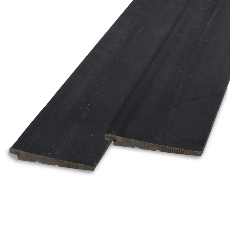 Bestseller vuren - rabat - zwart Zwart gebeitst vuren Zweeds rabat - 11-22x180 mm - ruwe zichtzijde - potdeksel plank - zwart vurenhout KD 18-20% - Zwart gebeitst vuren Zweeds rabat - 11–22x180 mm - ruwe zichtzijde: 540 cm