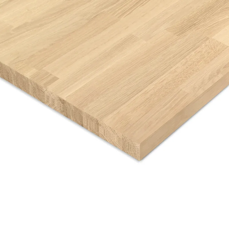 eiken paneel - vingerlas Eiken vingerlas paneel - 3,8 cm dik (1-laag) - foutvrij eikenhout - gevingerlast meubelpaneel - timmerpaneel 8-12% KD - voor binnen - Eiken paneel - Foutvrij eiken (A/B) - 3,8 cm - 300x122 cm Speciale Aanbieding