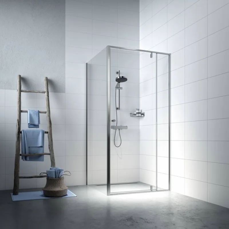 Sealskin Get Wet Contour Douchecabine met Draaideur 90x90 cm 6mm Helderglas RVS Rechtstreeks Van De Fabrikant
