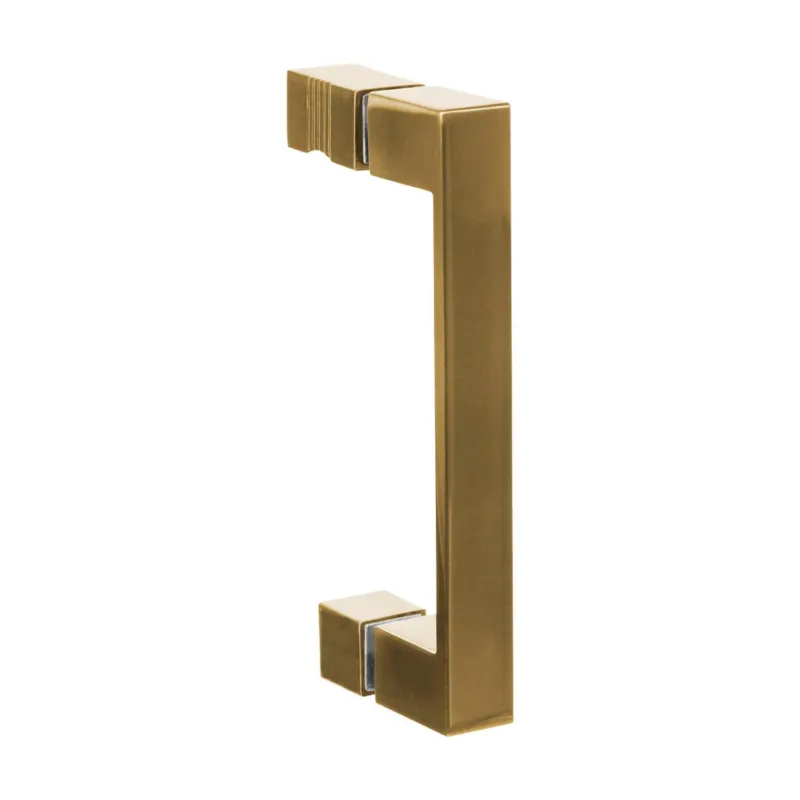 Douchecabine Compleet Just Creating 2-Delig Profielloos 100x90 cm Goud Exclusieve Aanbieding