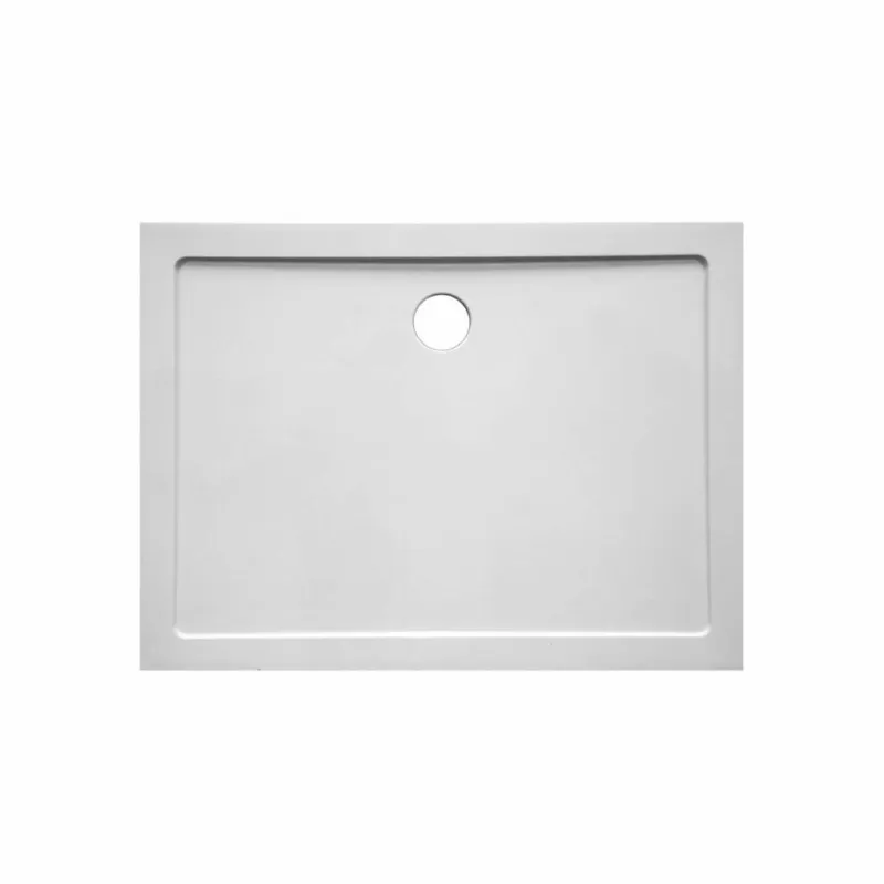 Beperkt Aanbod Douchebak VM Go Helion 140x90x3.5cm Composiet Rechthoek Wit Verstevigd