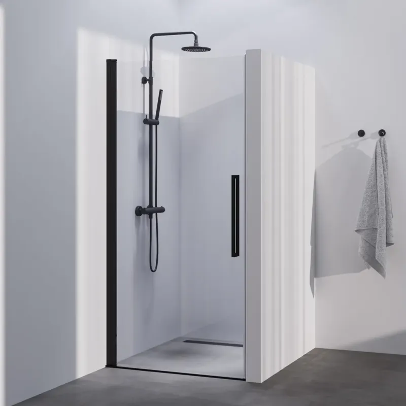 Brauer Season nisdeur met draaideur 70cm zwart mat Weekendaanbieding
