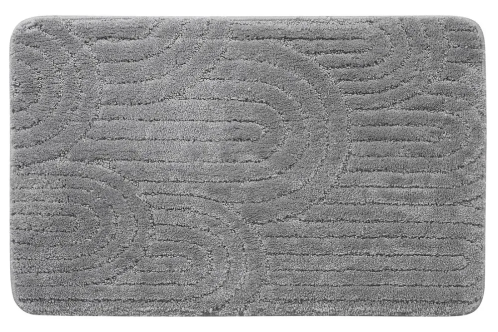 Sapho Rist anti-slip badmat 50x80cm grijs Korting