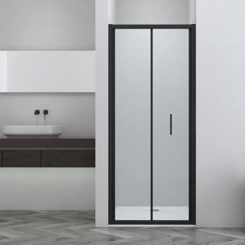 Favoriet Badstuber Baso vouwdeur 90cm zwart mat