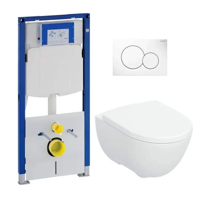 Laatste Versie Geberit UP320 toiletset met Geberit Tropea randloos toilet met softclose zitting