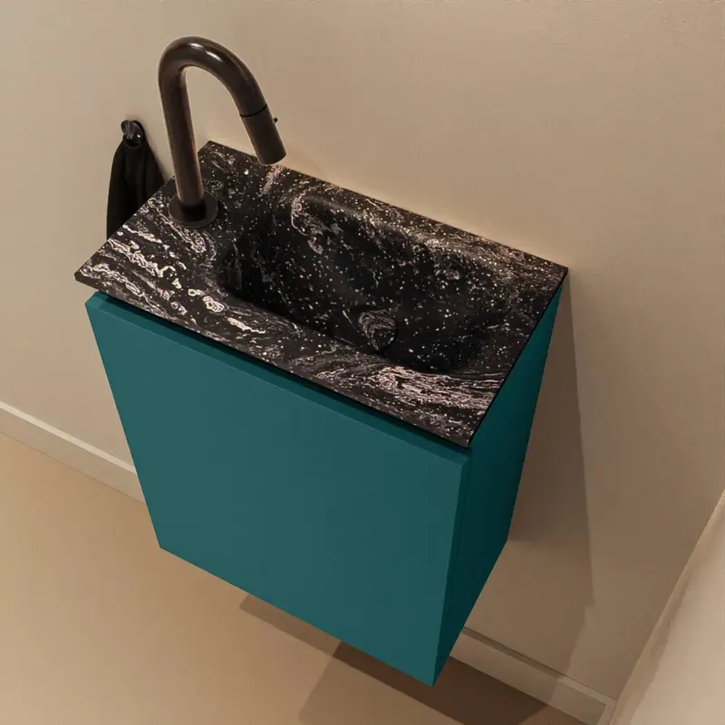 Shop Nu Mondiaz Ture DLux toiletmeubel 40cm smag met wastafel lava rechts met kraangat