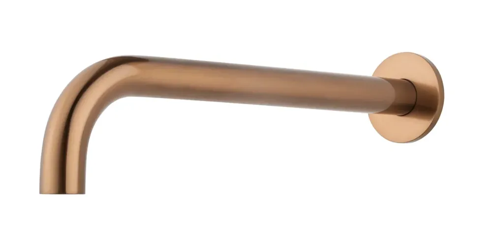 Must-Have Mueller Bronzo inbouw muuruitloop 25cm geborsteld brons