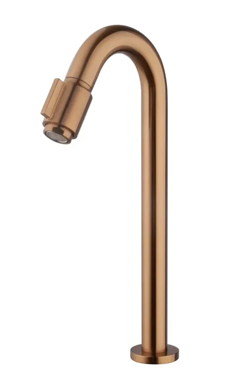 Betrouwbaar Mueller Bronzo toiletkraan XL geborsteld brons PVD