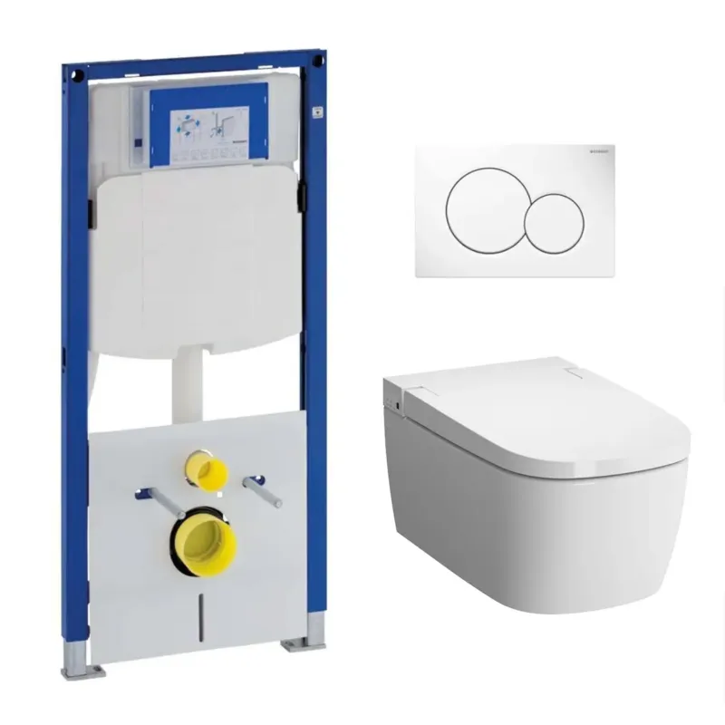 Favoriet Geberit UP320 toiletset met Vitra V-Care Metropole douche wc