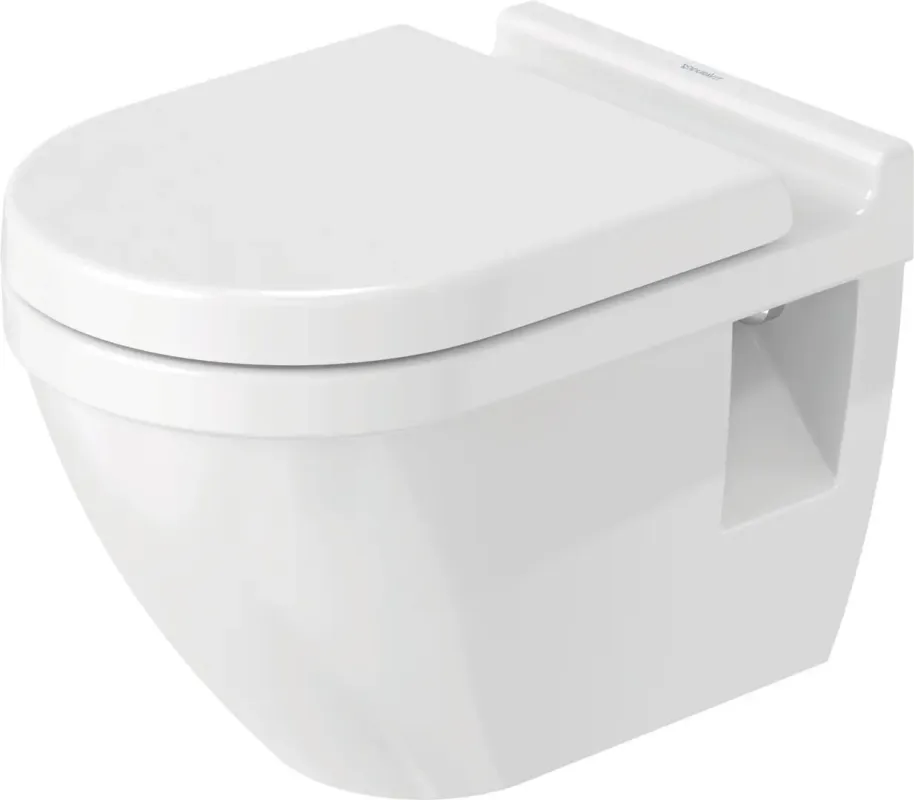 Duravit Starck 3 hangend toilet diepspoel wit glans Actieprijs