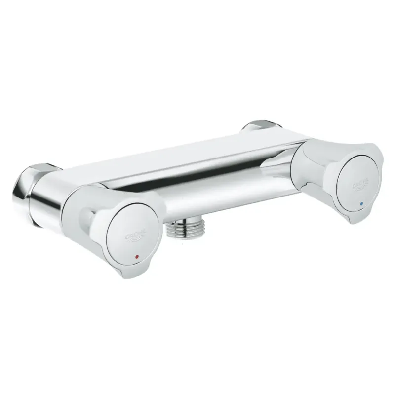 Actieprijs Grohe Costa-L douchekraan z. omstel z. koppelingen m. onderaansluiting HOH=15cm chroom