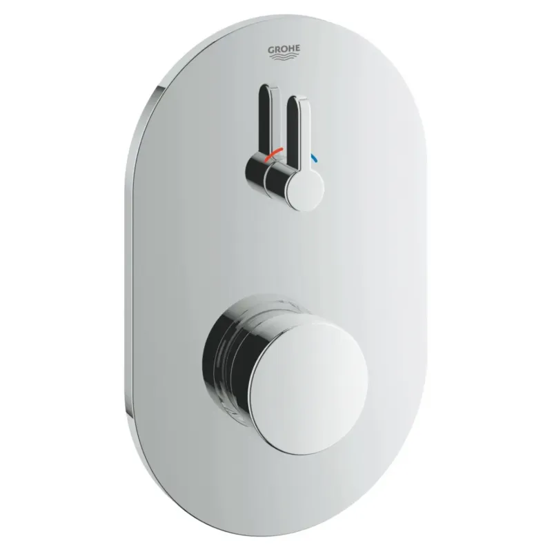 Grohe Eurosmart Cosmopolitan T afbouwdeel v. inbouw douchekraan zelfsluitend m. menging looptijd 15 sec. chroom Favoriet