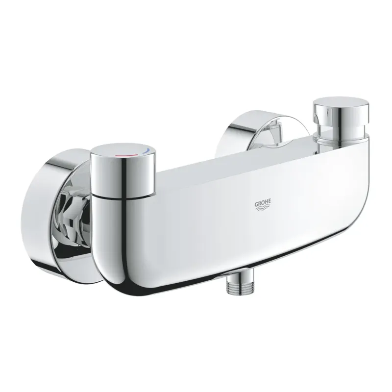 Grohe Eurosmart Cosmopolitan T douchekraan zelfsluitend m. koppelingen HOH=15cm m. menging looptijd 15 sec. chroom Bestel Nu
