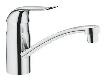 Aanbieding Grohe Euroeco Special 1-gats keukenkraan m. lage draaibare uitloop chroom