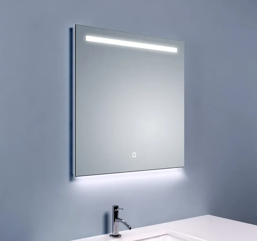 Premium Mueller Beam spiegel met LED verlichting condensvrij 60x60cm