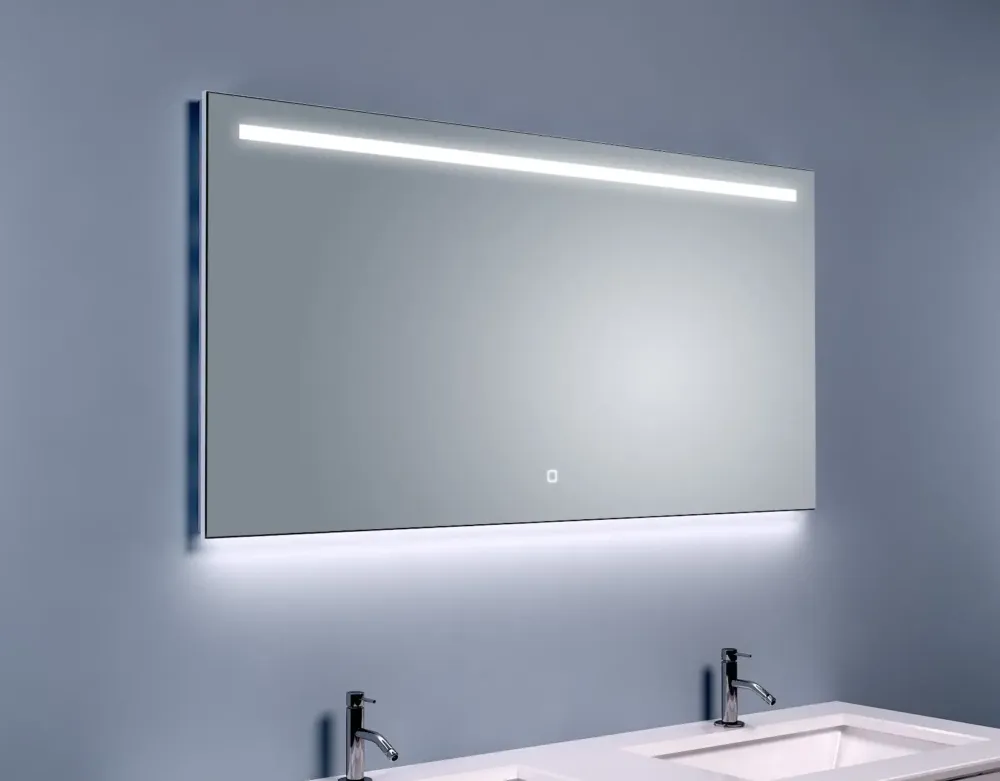 Hete Deal Mueller Beam spiegel met LED verlichting condensvrij 120x60cm