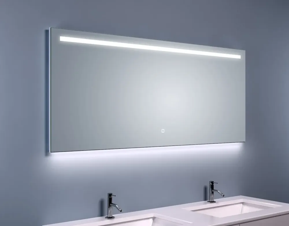 Dagaanbieding Mueller Beam spiegel met LED verlichting condensvrij 140x60cm