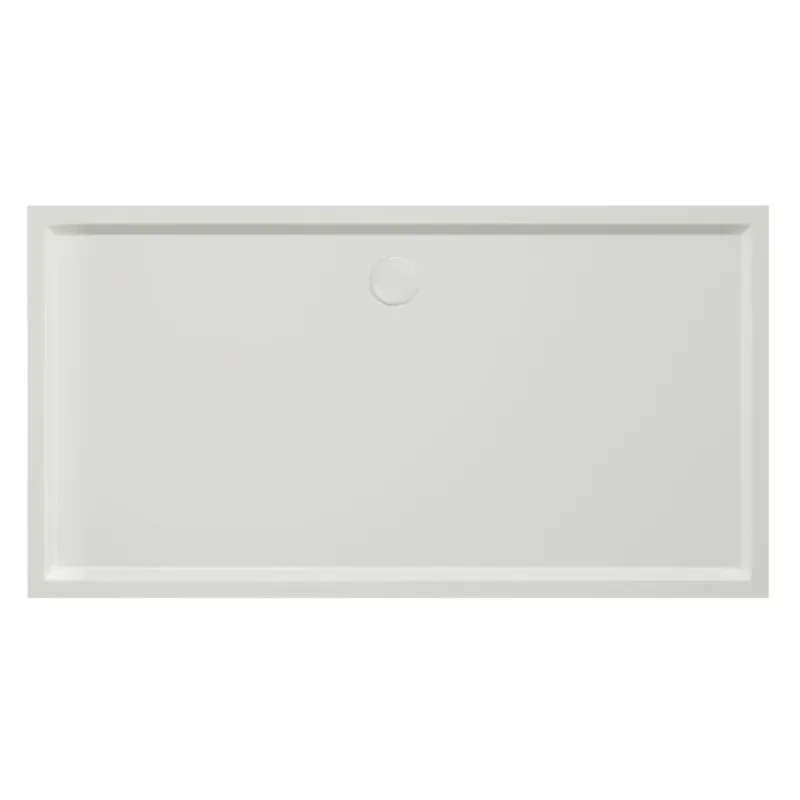 Lage Kosten Xenz Mariana douchebak 170x90x4cm edelweis