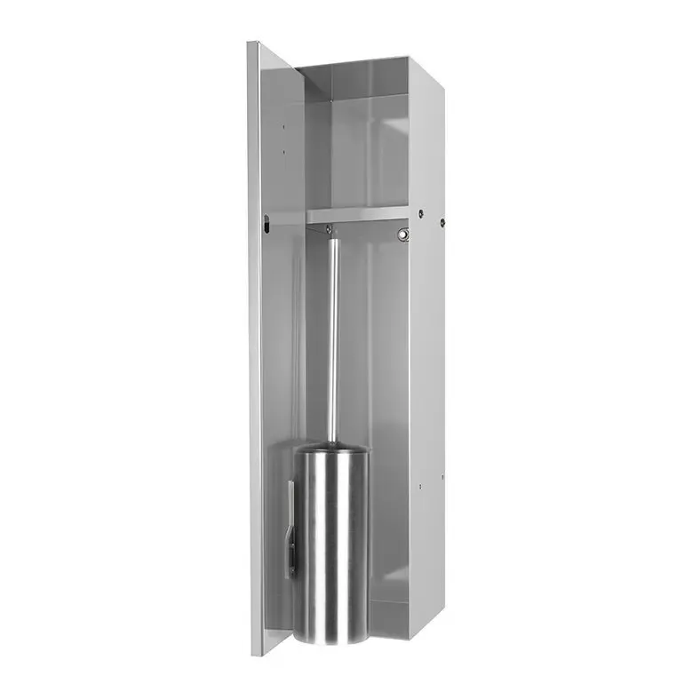LoooX Closed inbouw toilettborstelhouder betegelbaar RVS Premium
