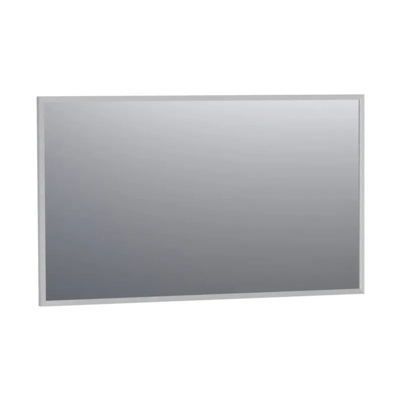 Shop Nu Brauer Onyx rechthoekige spiegel 120x70cm RVS geborsteld