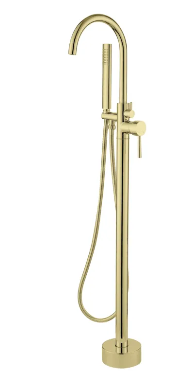 Direct Verzonden Best Design Nancy vrijstaande badkraan 120cm mat goud