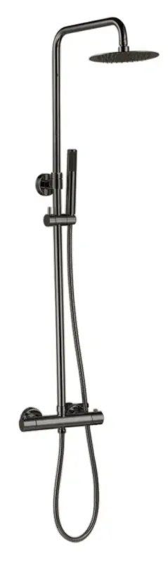 Best Design Moya thermostatische opbouw regendouche 20cm Gunmetal verouderd ijzer Lage Kosten
