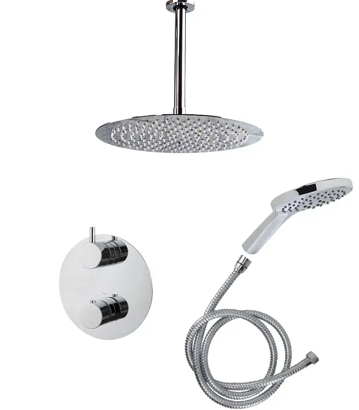 Beste Prijs Mueller Round complete inbouw regendoucheset chroom zelf samen te stellen