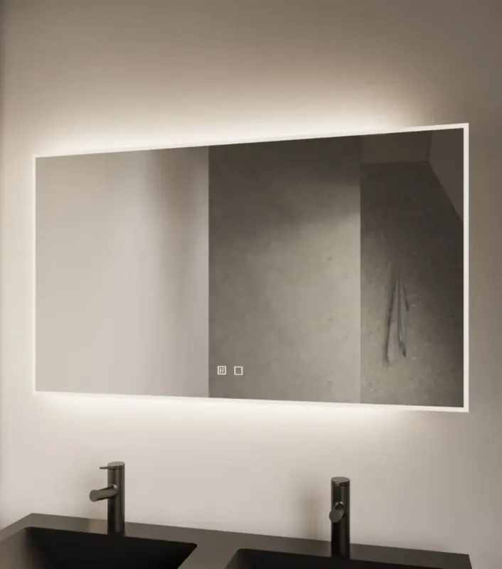 Gliss Design Style spiegel met LED-verlichting en verwarming 140x70cm Snelle Levering