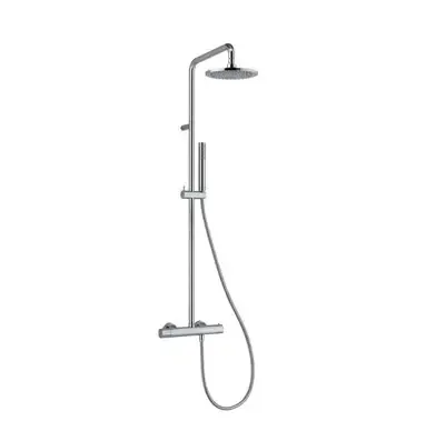 Aanbieding Plieger Napoli opbouw regendouche 20cm met thermostaatkraan chroom