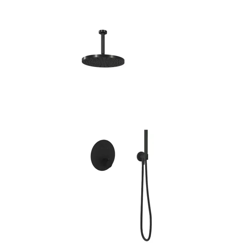 Aanbieding Hotbath Cobber IBS22CR inbouwdouche met 15cm plafondbuis en 30cm hoofddouche chroom
