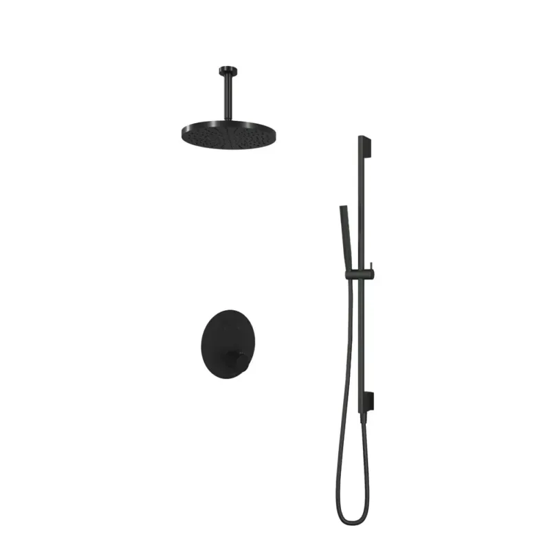 Hotbath Cobber IBS22CR inbouwdouche met 15cm plafondbuis, 30cm hoofddouche en glijstang chroom Goedkoop