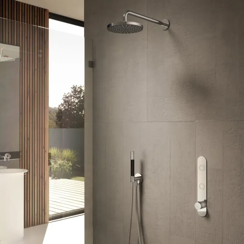 Favoriet Hotbath Cobber IBS24CR inbouwdouche met 3s handdouche en 30cm hoofddouche chroom