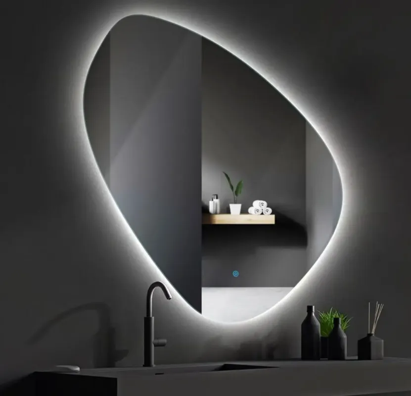Sanigoods Roxx organische spiegel met LED-verlichting en verwarming 120x120cm Populair