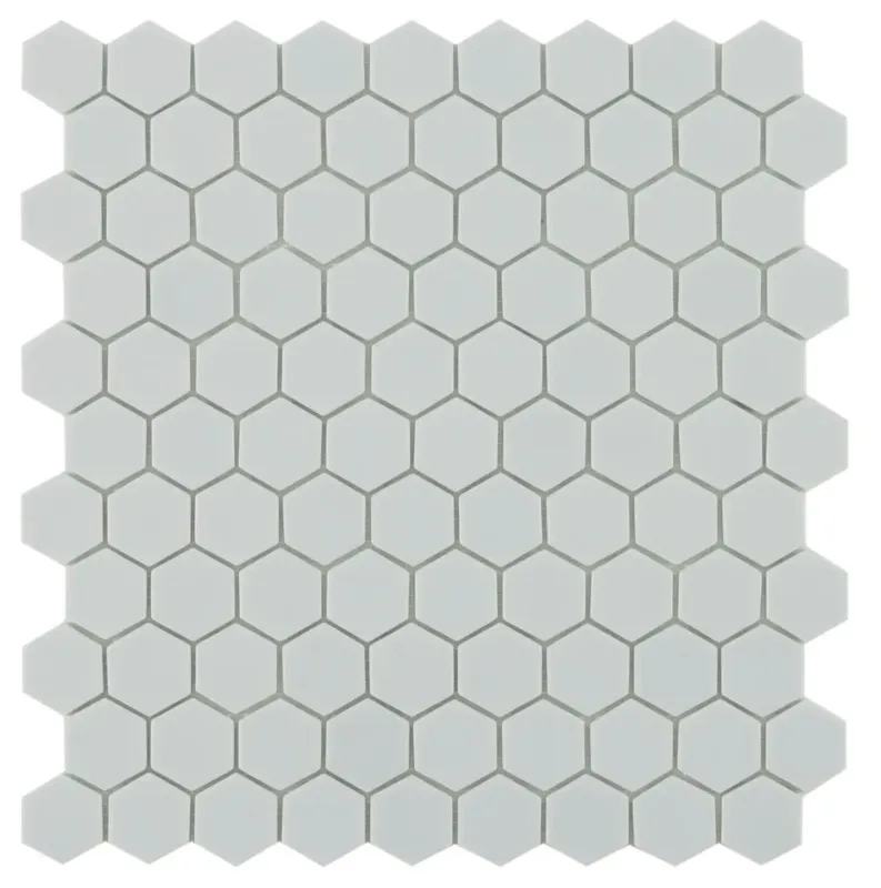 Finale Uitverkoop By Goof hexagon mozaïek lichtgrijs 30x30