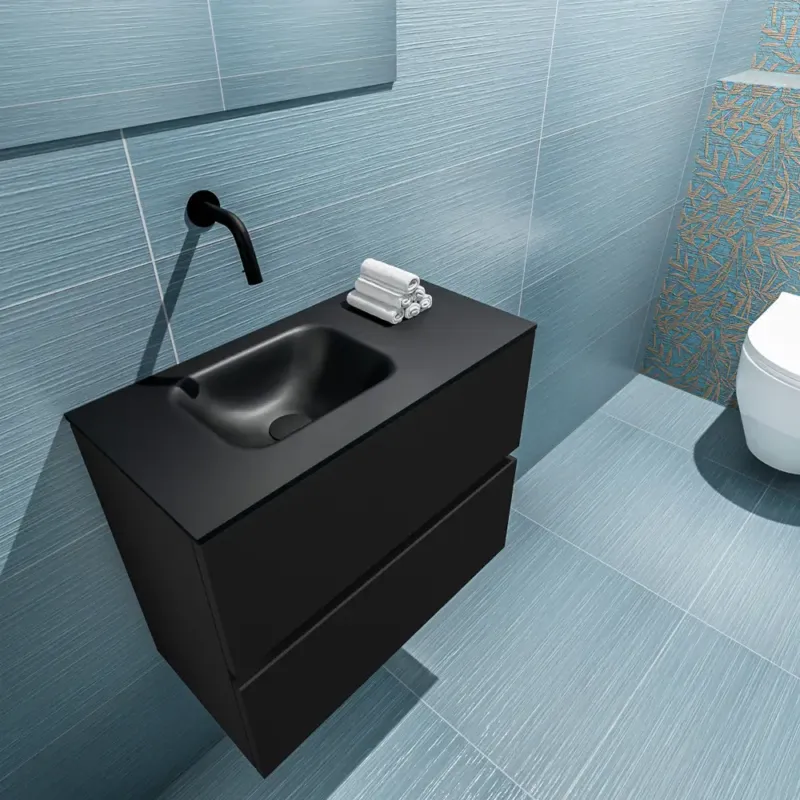 Mondiaz Ada 60cm toiletmeubel urban met wastafel urban links zonder kraangat Goedkoop